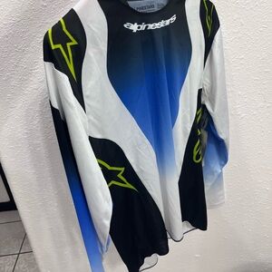 Alpinestars Gradient Blue and Black Jersey